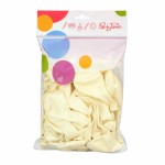 Balony pastelowe białe (50 szt.)