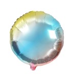 Balon foliowy tęczowy okrągły