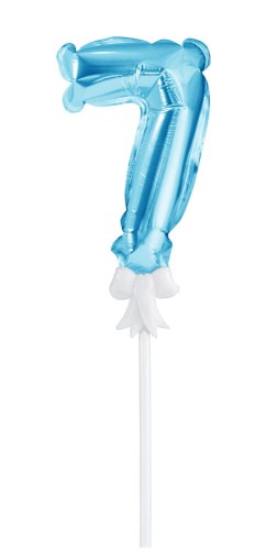 Balon foliowy na patyczku (7) niebieski