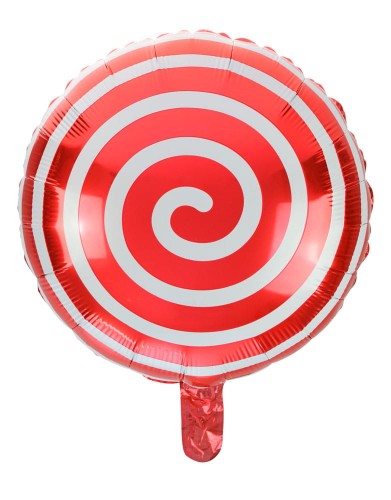 Balon foliowy lizak czerwony