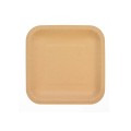 Talerze papierowe kraftowe 18x18cm (8 szt.) - FSC mix