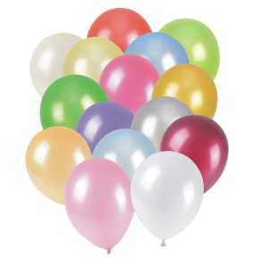 Balony metalizowane (10'' x 12 szt.)