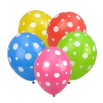Balony kropki (5 szt.)