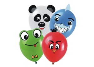 Balony zwierzaki - zrób to sam (4 wzory) (6 szt.)