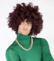Peruka afro XXL brązowa