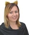 Opaska kot disco (z cekinami dwustronnymi)