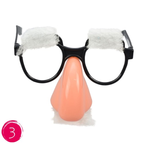 Okulary z nosem
