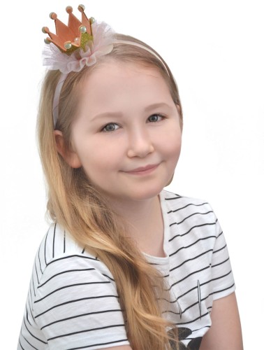 Koronetka księżniczki na opasce