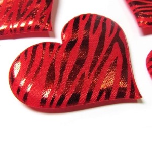 Serduszka przyklejki - zestaw w PVC (12 szt.)