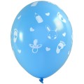 Balony Baby shower - chłopiec  (5 szt.)