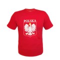 Koszulka z nadrukiem "Biało-Czerwoni" czerwona - rozmiar XL