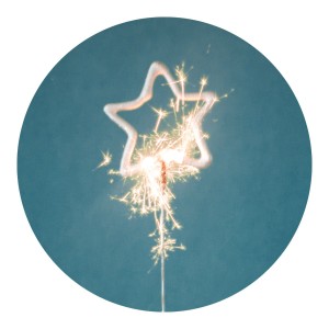 Zimne ognie kształty - gwiazdka