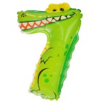 Balon foliowy cyferka zwierzątko nr 7