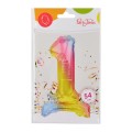 Balon foliowy cyferka stojący nr 1