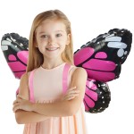 Balon foliowy z szelkami - skrzydła motyla