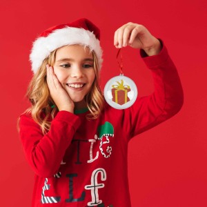 Zestaw zrób to sam z otwieraną bombką i kolorowanką