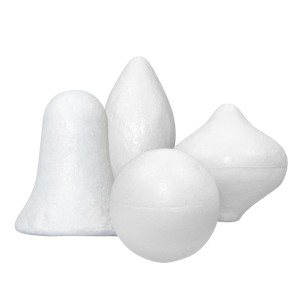 Zestaw bombek styropianowych do samodzielnej dekoracji (4 szt.)