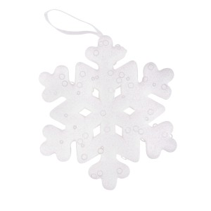 Lśniąca śnieżynka 15 cm