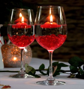 Świece romantic (pływające) (6 szt.)