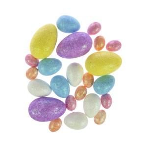 Brokatowe pisanki - mix rozmiarów