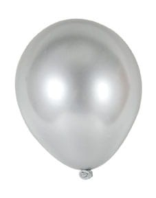 K6289 Balony mini - Celebrate! Efekt chromu srebny (8 szt.jpg