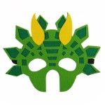 Filcowa maska zwierzątka -  dinozaur