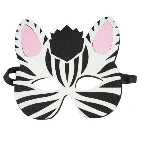 5902934228374 Filcowa maska zwierzątka - zebra@.jpg