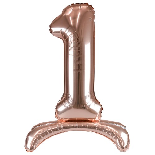 Balon foliowy cyferka XXL stojący nr 1