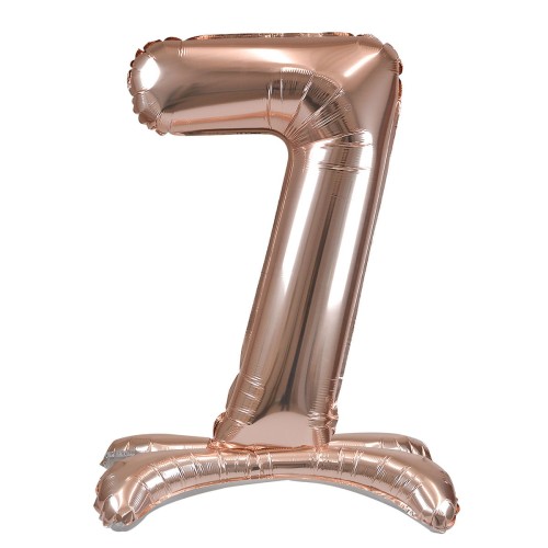 Balon foliowy cyferka XXL stojący nr 7