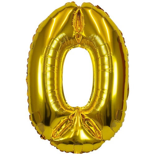 Balon foliowy cyferka XXL - nr 0