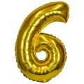 Balon foliowy cyferka XXL - nr 6