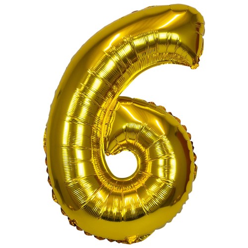 Balon foliowy cyferka XXL - nr 6