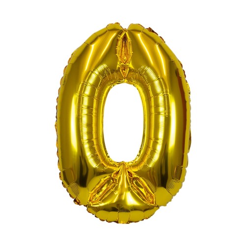 Balon foliowy cyferka nr 0