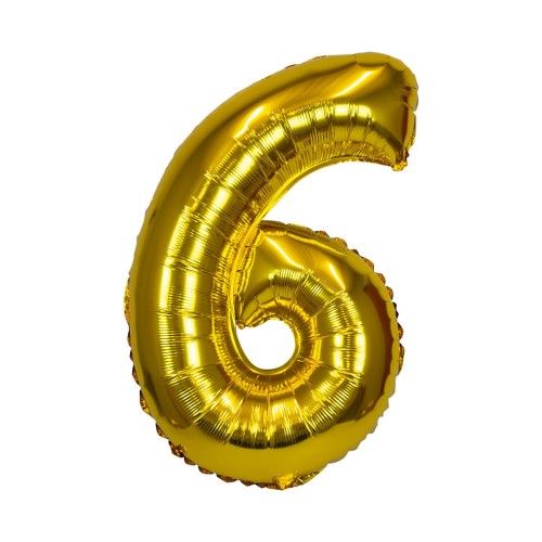 Balon foliowy cyferka nr 6