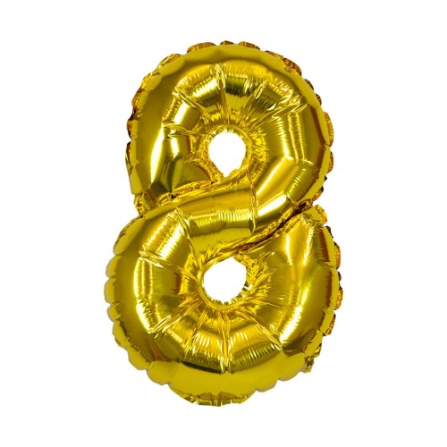 Balon foliowy cyferka nr 8
