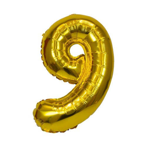 Balon foliowy cyferka nr 9