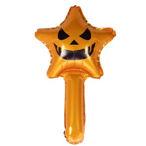 Balon foliowy z uchwytem - gwiazda