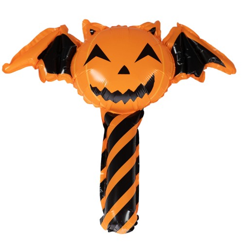 Balon foliowy z uchwytem - skrzydlata dynia