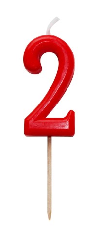 Świeczka kolorowa na szpilce  nr 2