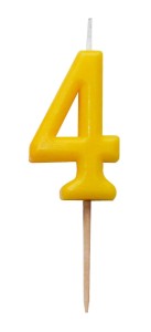 Świeczka kolorowa na szpilce  nr 4