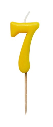Świeczka kolorowa na szpilce  nr 7
