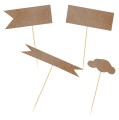 Pickery flagi - Kraft Balloons (9 szt.)