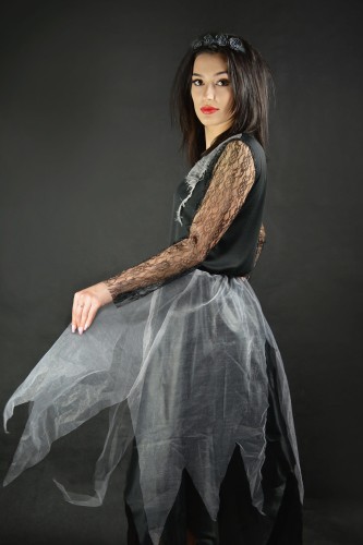 Strój dla dorosłych - Czarna dama