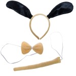 Komplet zwierzątka z ogonkiem - pies