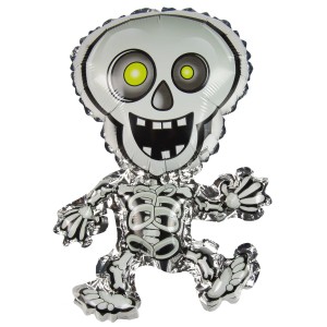 Halloweenowy balon foliowy figurka - szkieletor