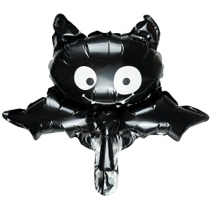 Halloweenowy balon foliowy figurka - nietoperz