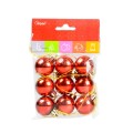 Bombki mini (9 szt.) czerwone