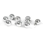 Bombki mini (9 szt.) srebrne
