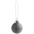 Bombki mini  (12 szt.) srebrne