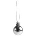 Bombki mini  (12 szt.) srebrne